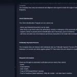 Current Jack.com KYC policy or verification material showing identity-check context
